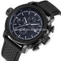 your own branded custom logo silicone band stainless steel watch